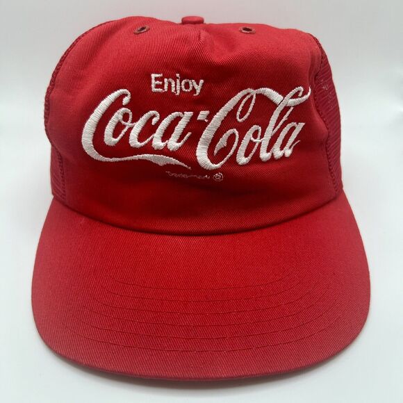 Coca-Cola Ball Cap - Snap-Back - Mesh Sides - Picture 1 of 10